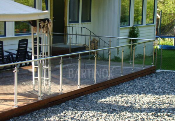 Barierki na taras w stylu loftowym
